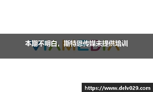 本期不明白，斯特恩传媒未提供培训